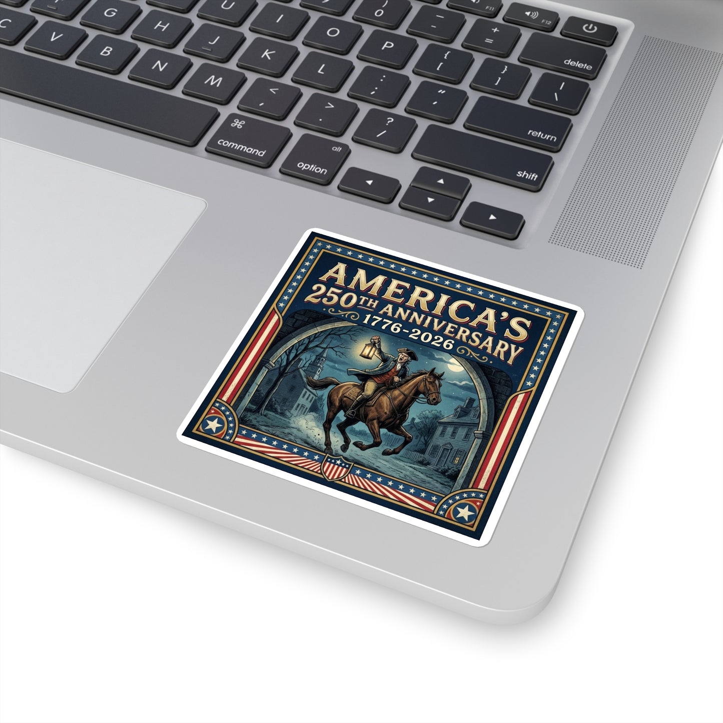 Paul Revere - America 250th Anniversary Square Sticker