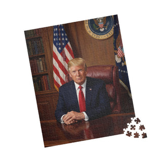 Trump Presidential Portrait Puzzle (252, 520, 1014-piece)