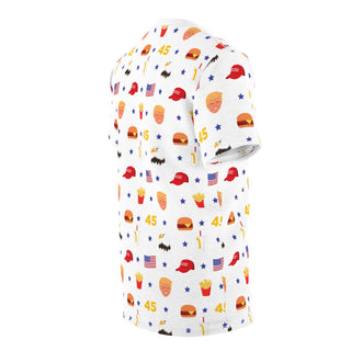 MAGA Fast Food Pattern Shirt