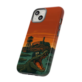 Alligator Alcatraz Hard Shell Tough Phone Case