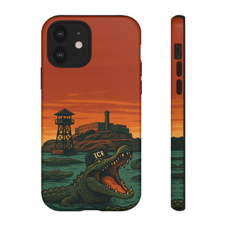 Alligator Alcatraz Hard Shell Tough Phone Case