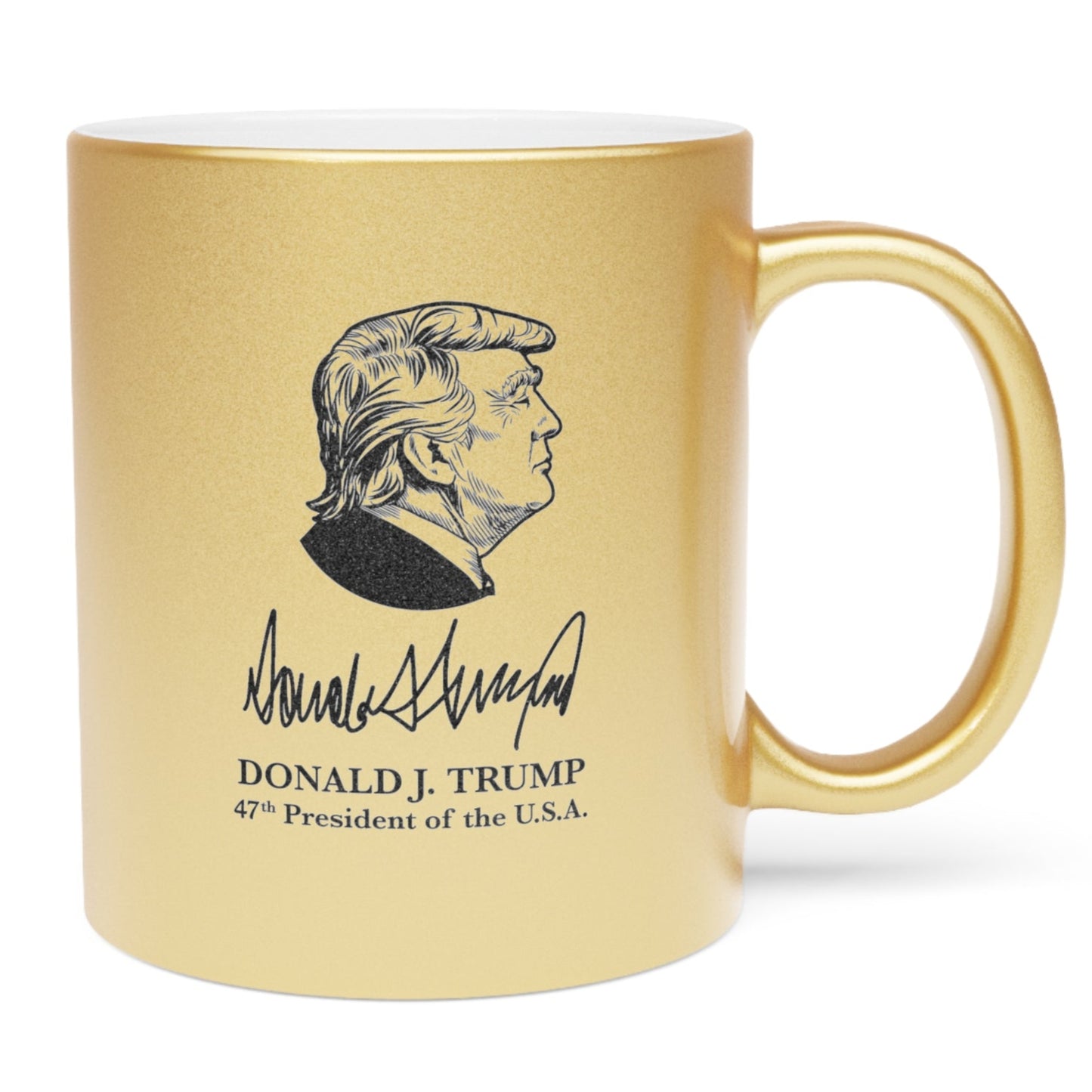 President Trump Gold Metallic Mug | Only 250 Available | "Our Golden Age Has Just Begun"