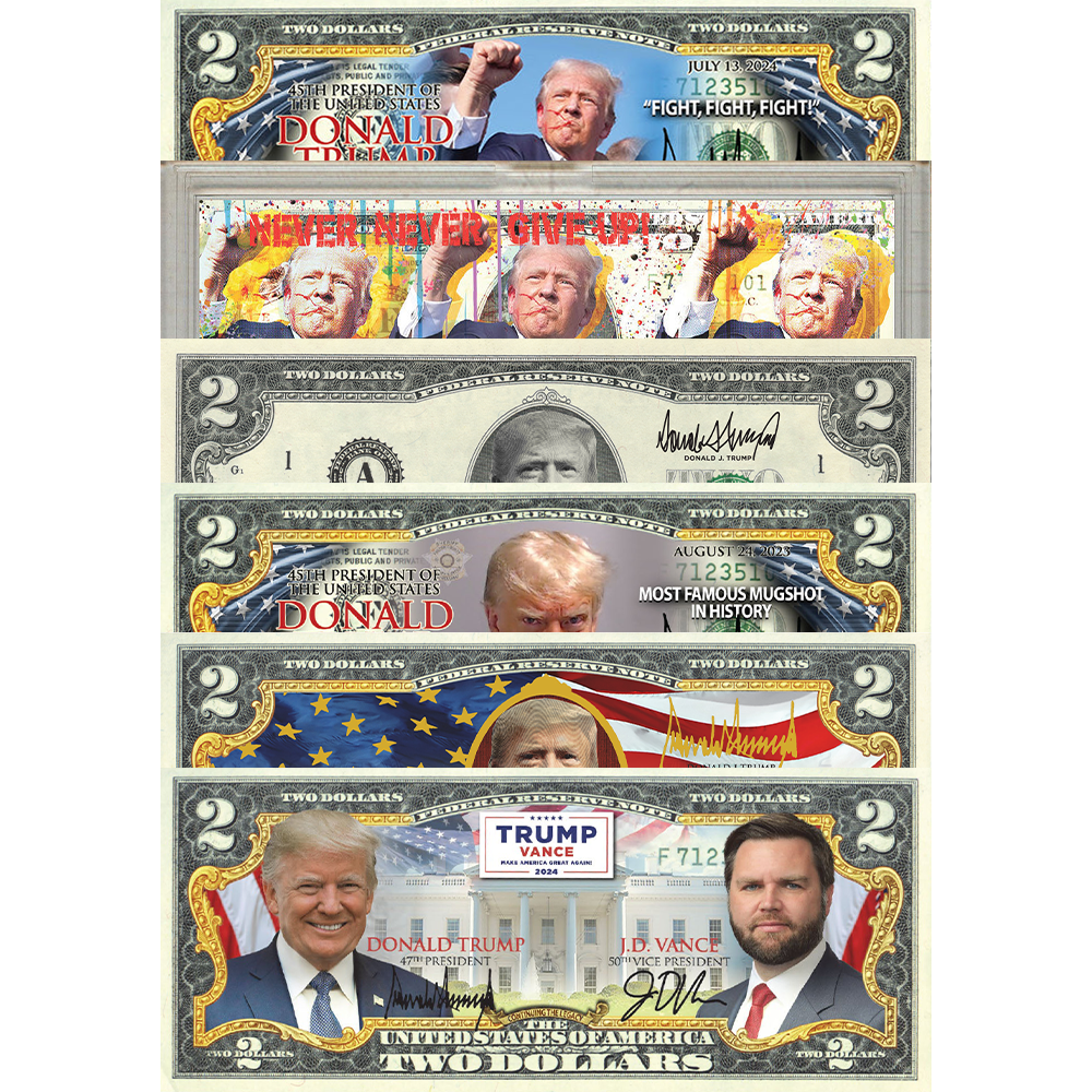 Trump $2 Bills Bundle