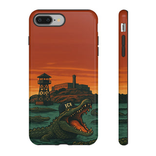 Alligator Alcatraz Hard Shell Tough Phone Case