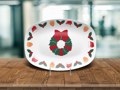 MAGA Christmas Wreath Platter