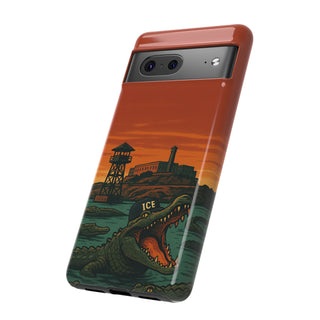 Alligator Alcatraz Hard Shell Tough Phone Case
