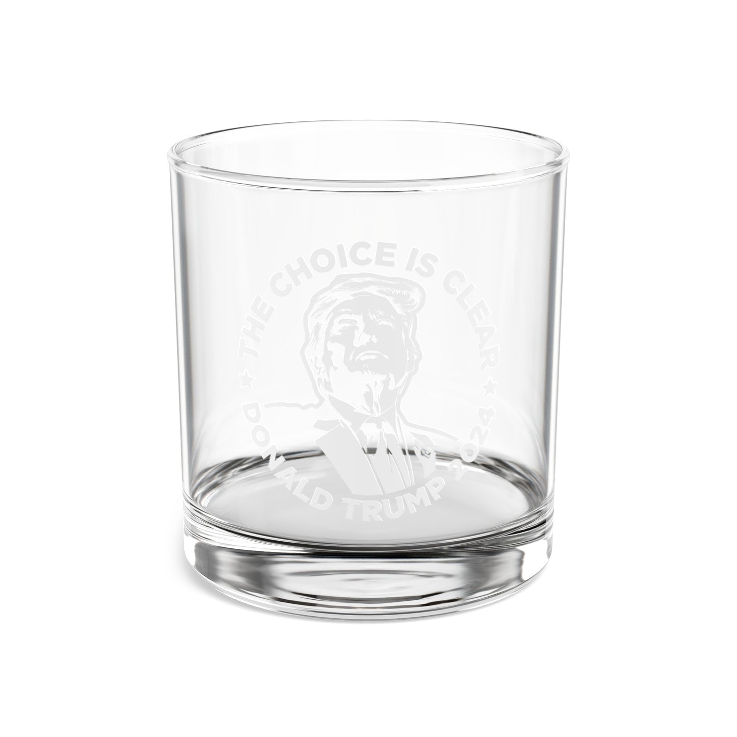 The Choice is Clear Rocks Glass, 10oz