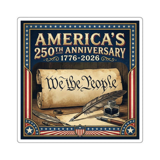 All 18 America 250th Anniversary Stickers (Save 25%)