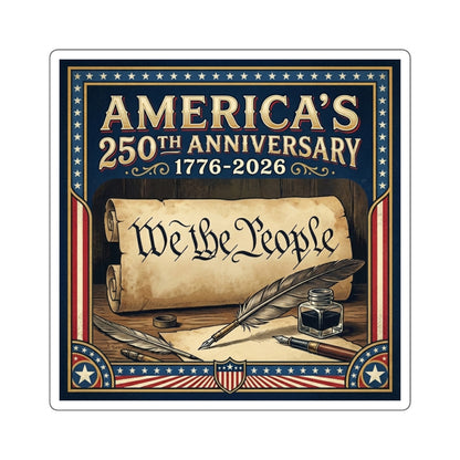 We The People - America 250th Anniversary Square Sticker