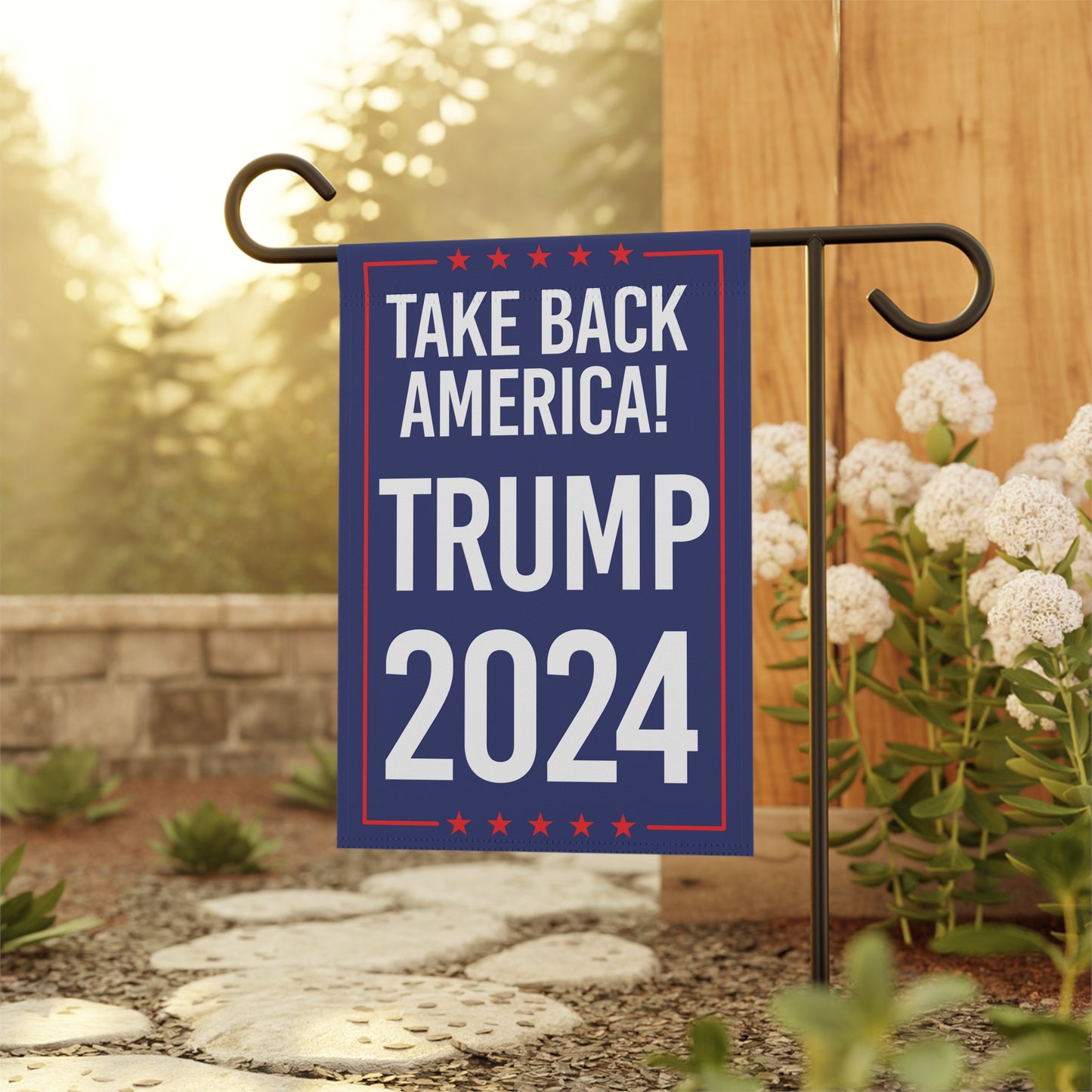 Take Back America Trump 2024 Garden & House Banner