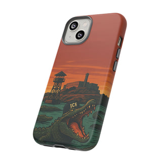 Alligator Alcatraz Hard Shell Tough Phone Case