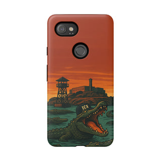 Alligator Alcatraz Hard Shell Tough Phone Case