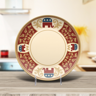 Republican Elephant Decorative Plate