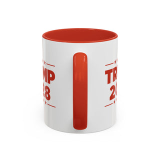 Trump 2028 Bold Red Stars Mug – 11oz & 15oz