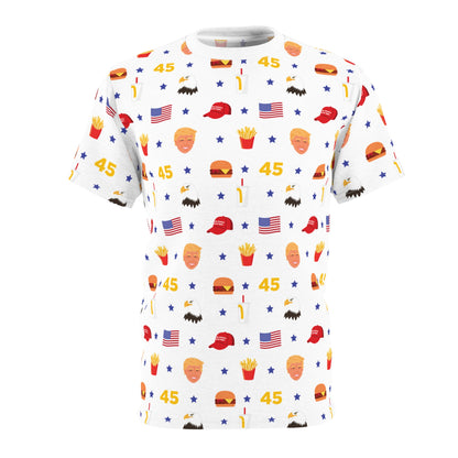 MAGA Fast Food Pattern Shirt