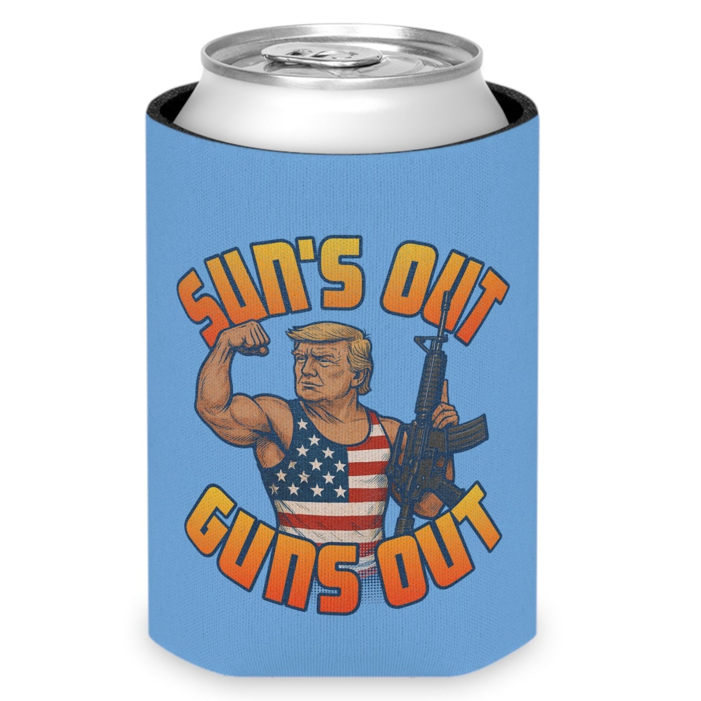 Sun's Out Guns Out Can Koozie