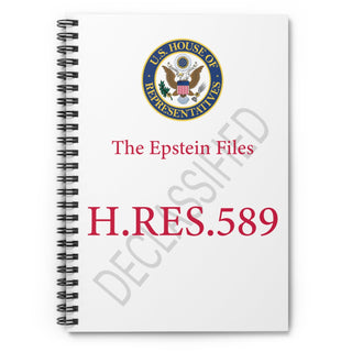 The Epstein Files Spiral Notebook