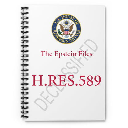 The Epstein Files Spiral Notebook