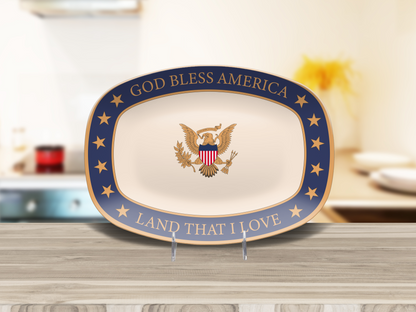God Bless America Platter