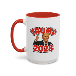 Trump 2028 “Thumbs Up” Mug – 11oz & 15oz