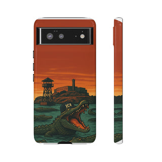 Alligator Alcatraz Hard Shell Tough Phone Case