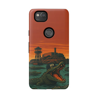 Alligator Alcatraz Hard Shell Tough Phone Case