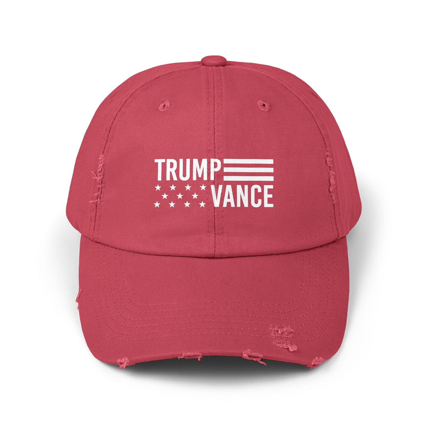 Trump Vance Flag Distressed Cap