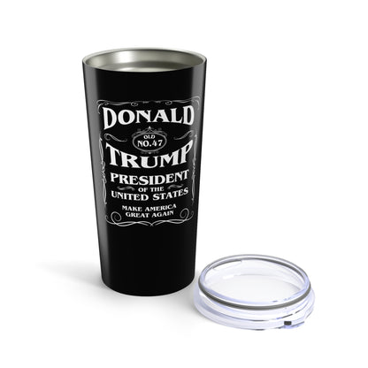 Donald Trump Whiskey Label Tumbler 20oz