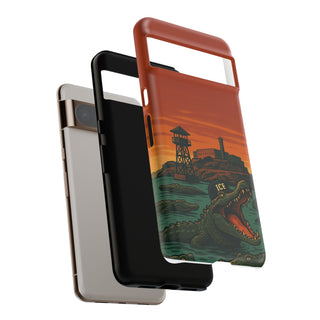Alligator Alcatraz Hard Shell Tough Phone Case