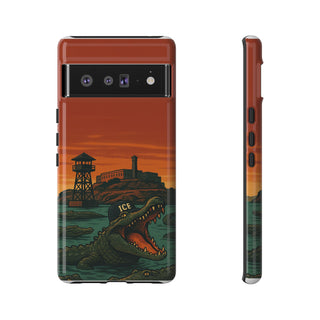 Alligator Alcatraz Hard Shell Tough Phone Case