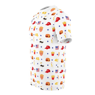MAGA Fast Food Pattern Shirt