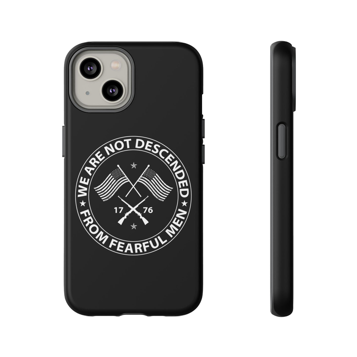 We Are Not Descended From Fearful Men Hard Shell Tough Phone Case