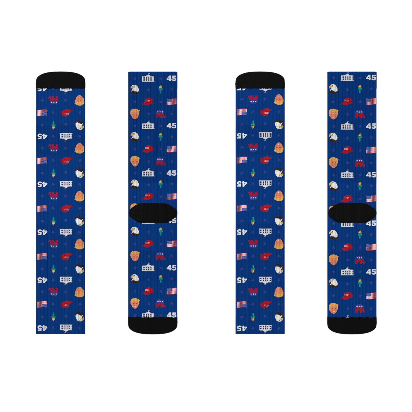 Trump 45 Pattern Socks