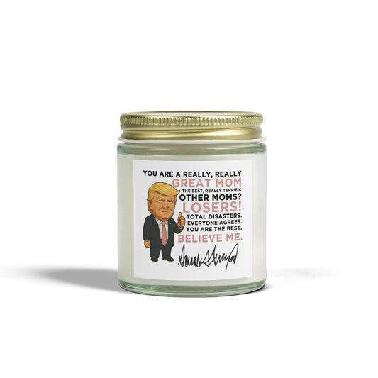 Funny Trump Candle - Great Mom Edition
