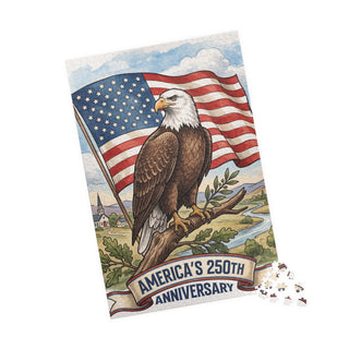 America's 250th Anniversary Eagle Puzzle - Patriotic Jigsaw