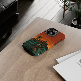 Alligator Alcatraz Hard Shell Tough Phone Case