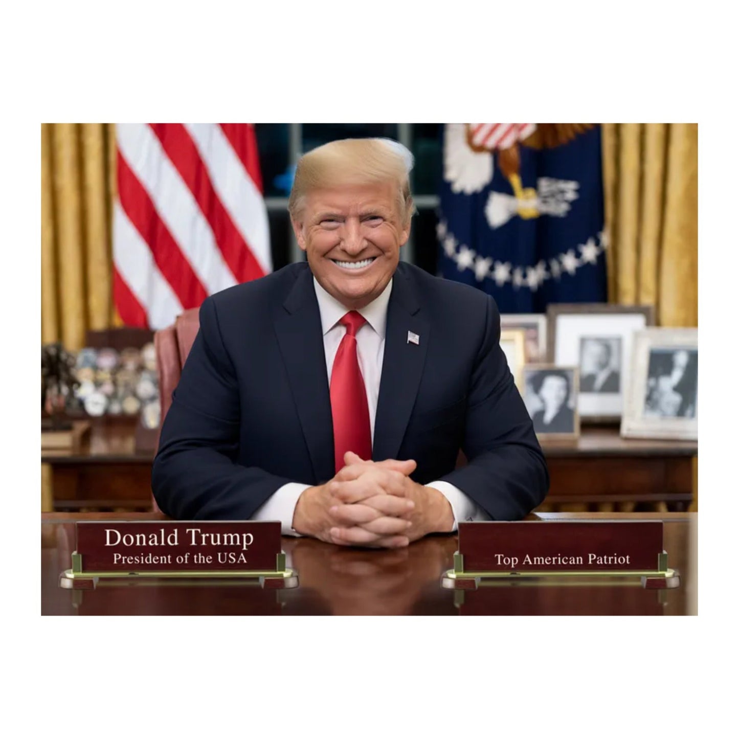 Top American Patriot Custom Trump Canvas - Insert A Name (Makes A Great Gift)