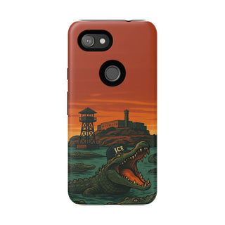 Alligator Alcatraz Hard Shell Tough Phone Case