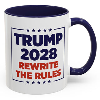Trump 2028 “Rewrite the Rules” Mug – 11oz & 15oz