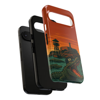 Alligator Alcatraz Hard Shell Tough Phone Case