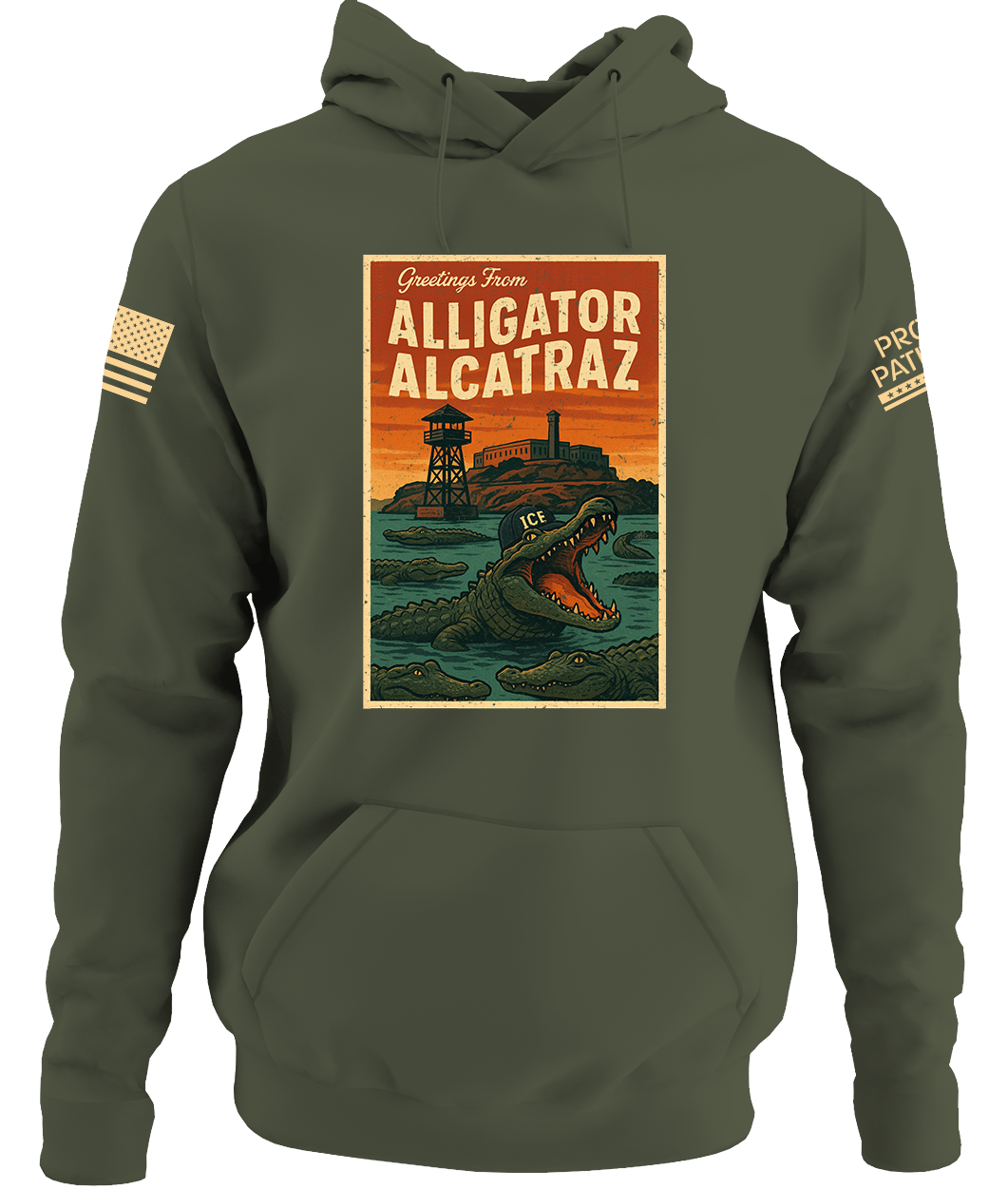 Greetings From Alligator Alcatraz Hoodie