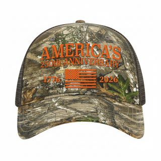 America 250th Anniversary Camo Hat