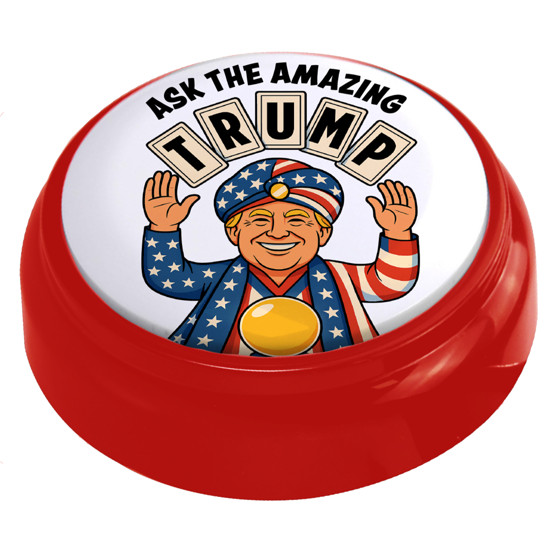 Ask The Amazing Trump Talking Button (Pre-Order Expected to Ship in October)