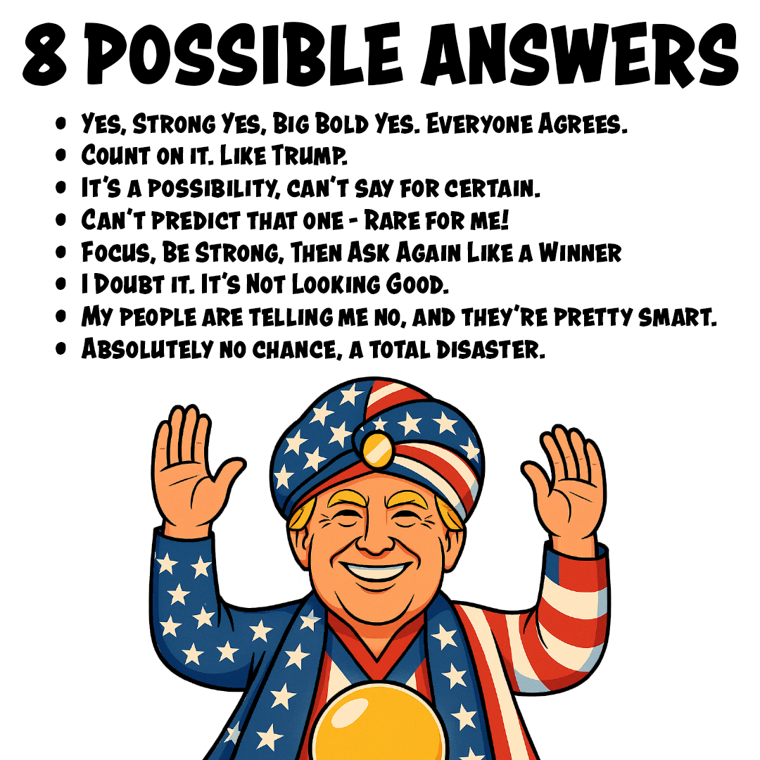 Ask The Amazing Trump Talking Button (Pre-Order Expected to Ship in October)