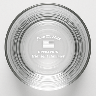 B-2 Bomber Whiskey Glass