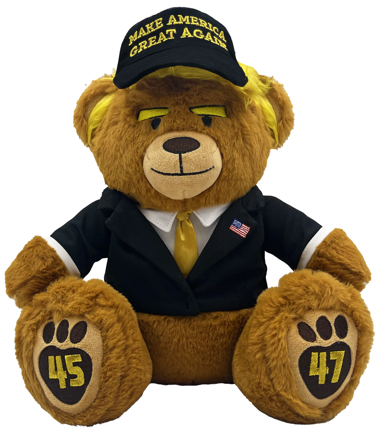 Black & Gold MAGA Bear (Pre-Order Expected to Ship in April, 2025)