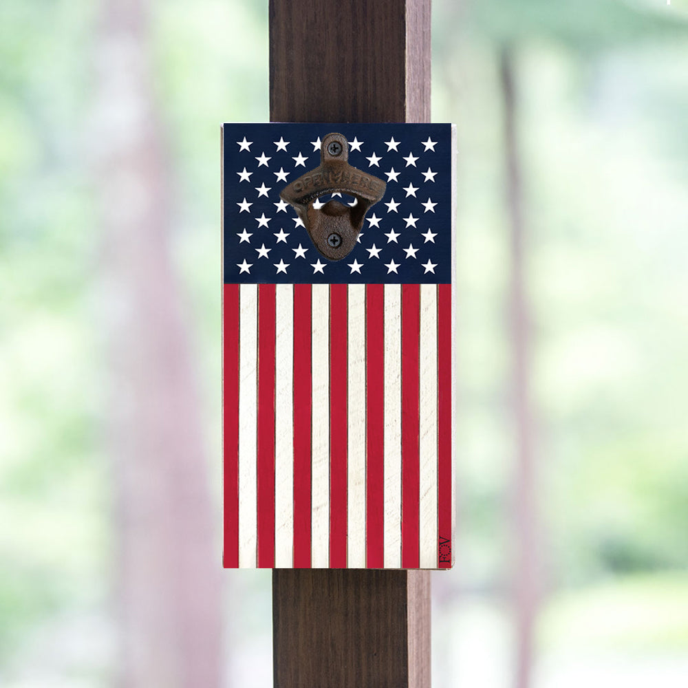 Flags of Valor - American Flag Bottle Opener