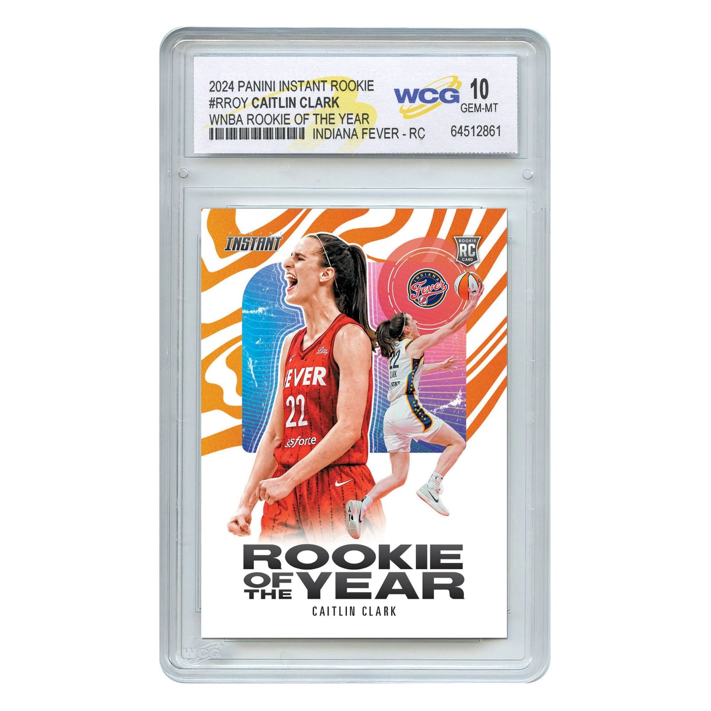 2024 Panini Instant CAITLIN CLARK Rookie of the Year ROOKIE CARD - Certified GEM MINT 10