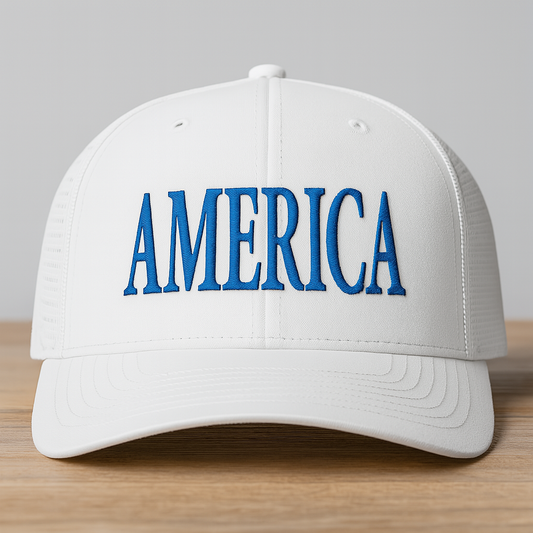 America Embroidered Hat