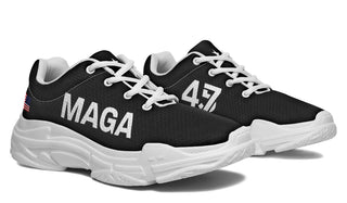 Black MAGA Chunky Sneakers